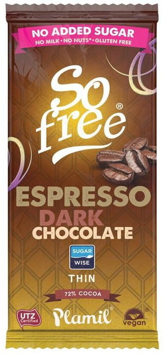 So free chocolat au xylitol expresso 80g PLAMIL