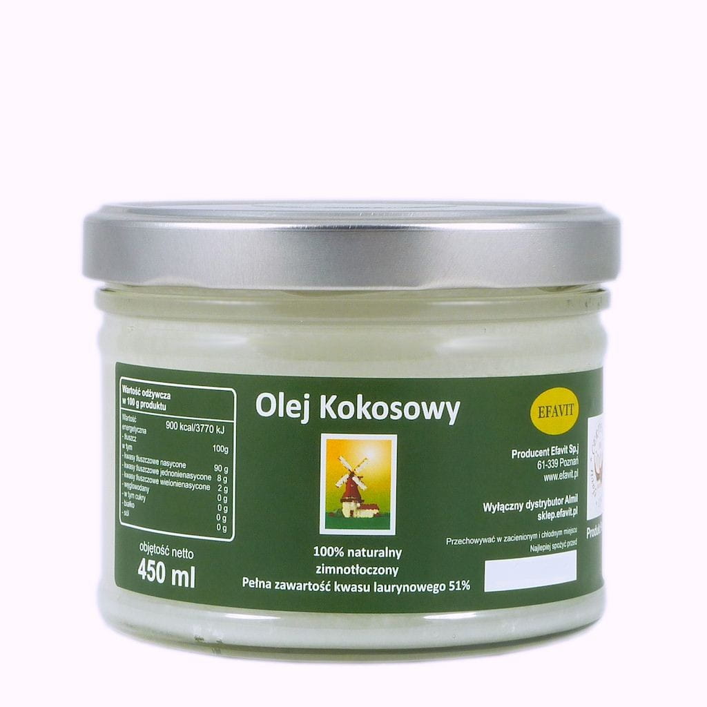 Huile de coco extra vierge 440g EFAVIT