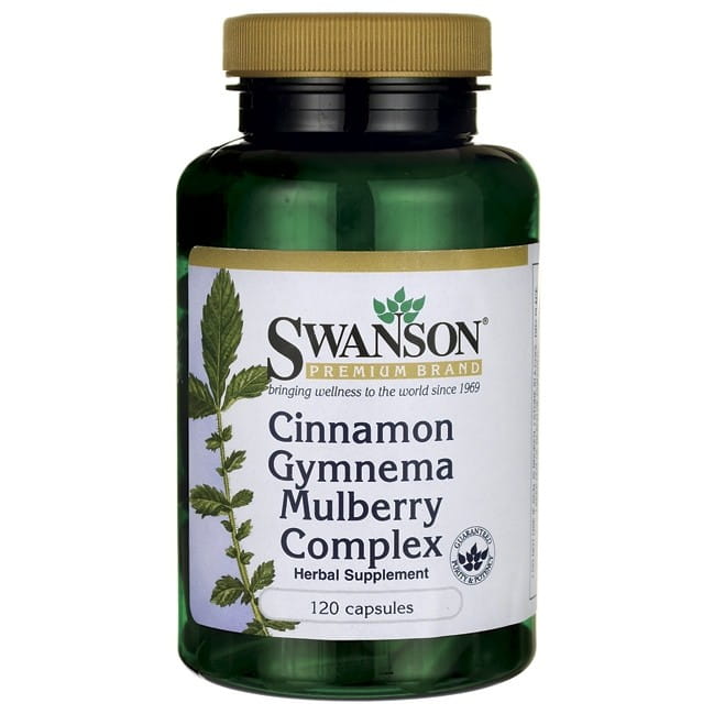 Cannelle gymnema mûrier - complexe 120caps. SWANSON