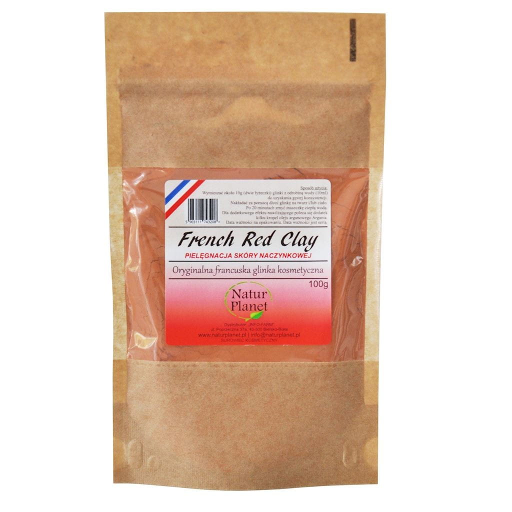 Argile française originale - rouge 100g NATUR PLANET