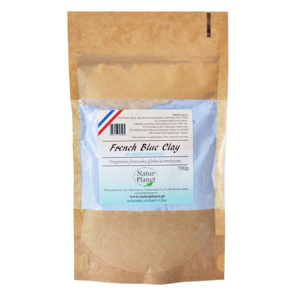 Argile originale française - bleue 100g NATUR PLANET