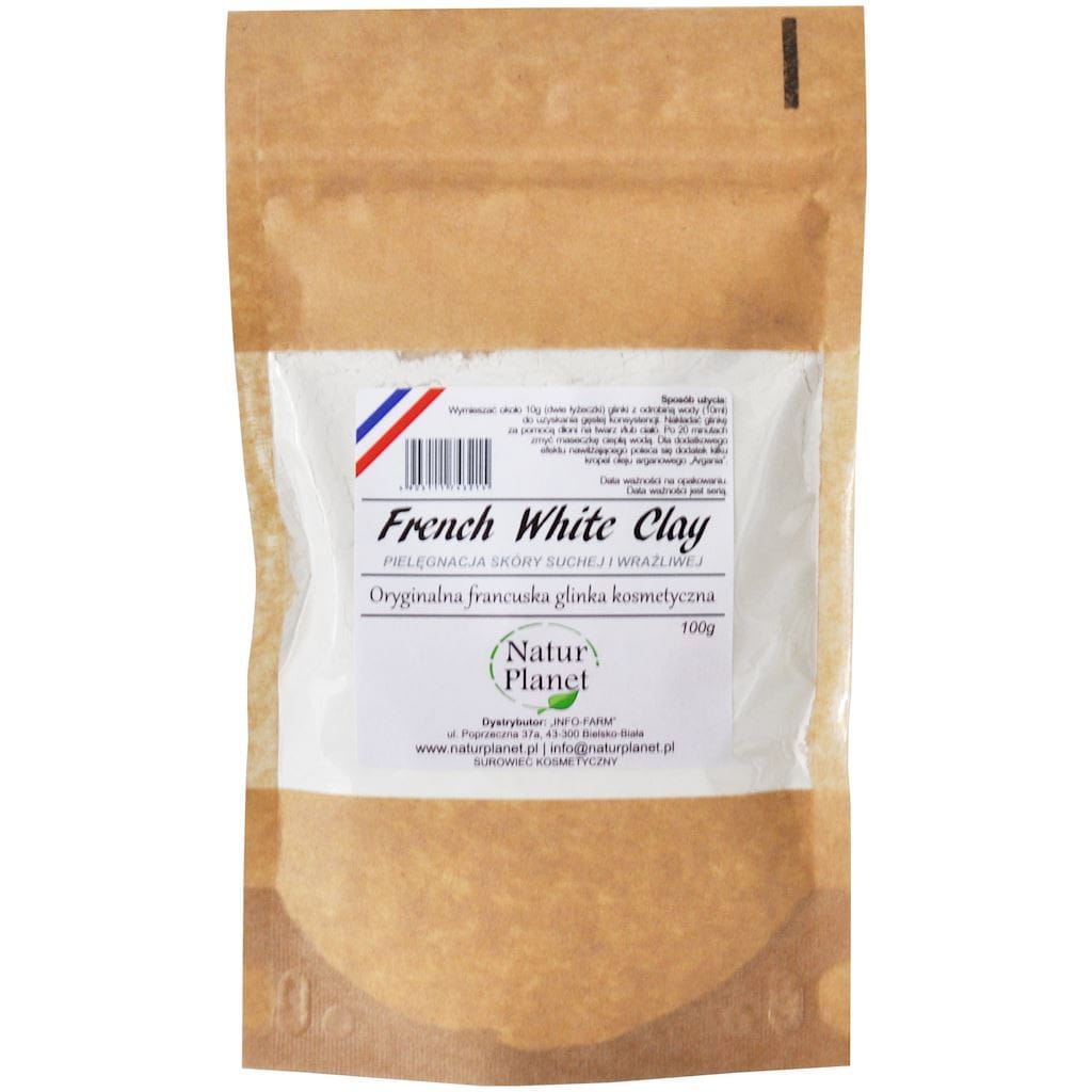 Argile française d'origine - blanche 100g NATUR PLANET