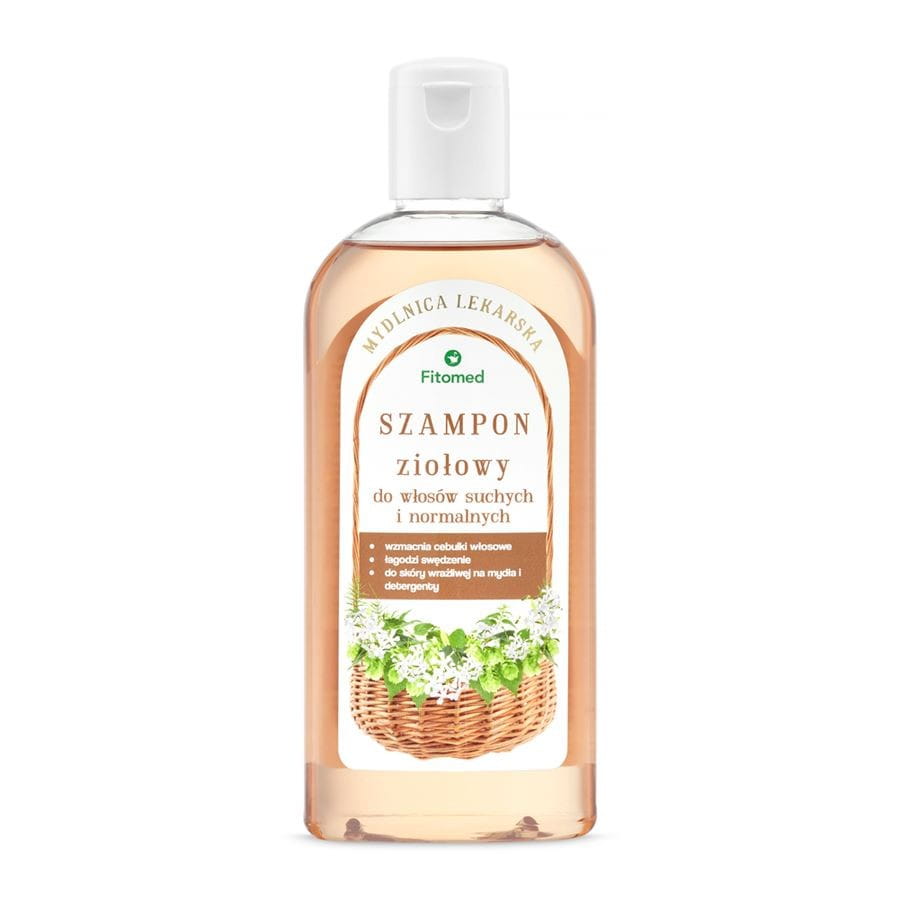 Shampooing aux herbes (traditionnel) pour cheveux secs et normaux 250 ml FITOMED
