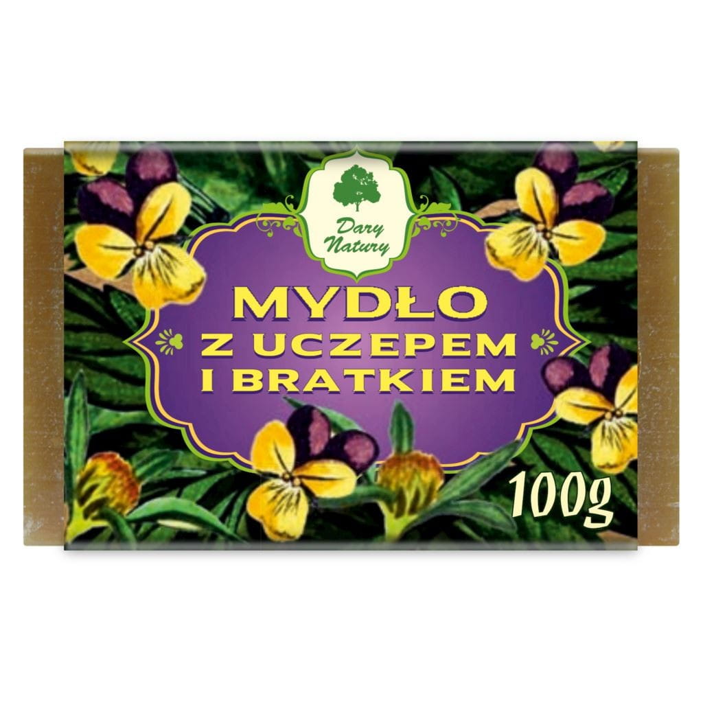 Savon au crochet et pensée 100g DONS DE LA NATURE