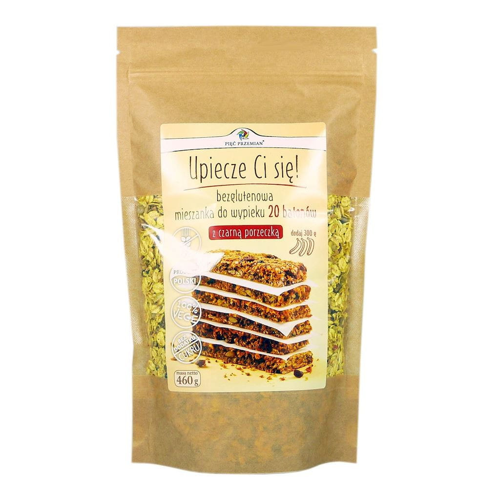 Mélange sans gluten pour barres de cuisson au cassis 460g CINQ CHANGEMENTS