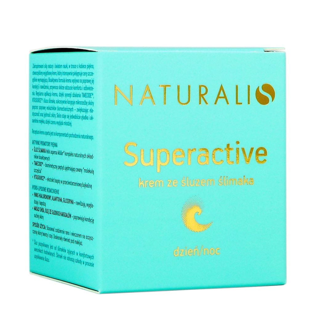 Crème superactive à la bave d'escargot jour/nuit 50ml NATURALIS