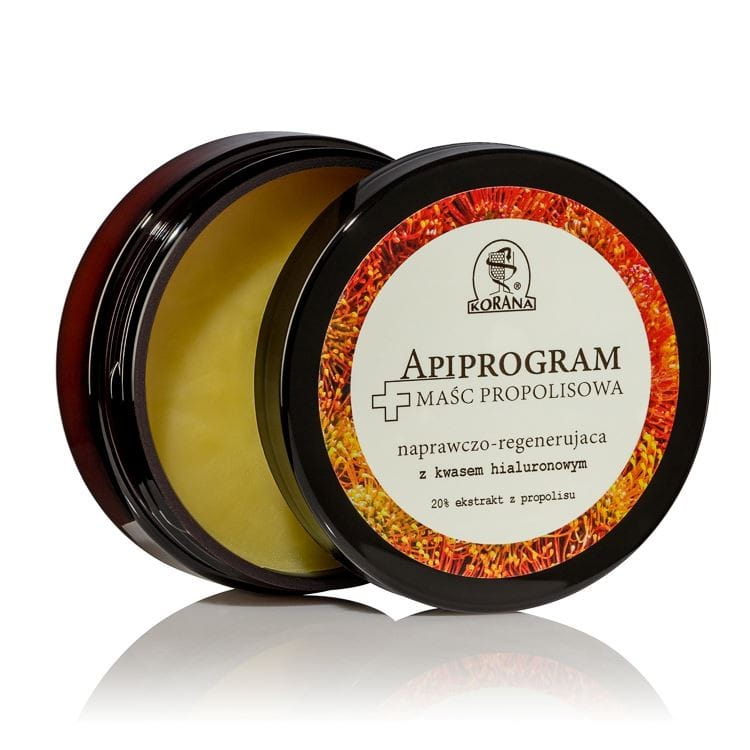 Apiprogram pommade propolis 20% réparatrice et régénérante à l'acide hyaluronique 50ml KORANA