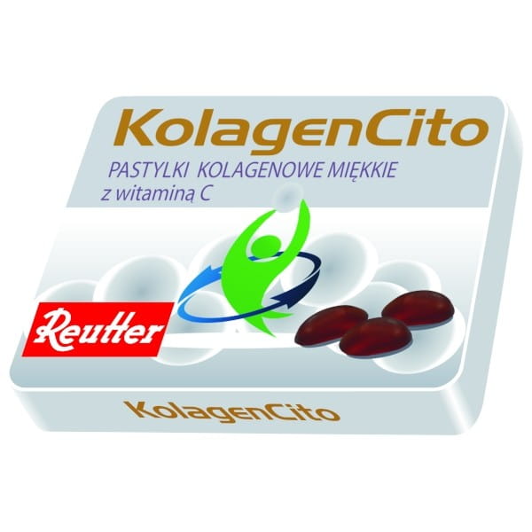 Collagencito pastilles de collagène doux avec vitamine C 48g REUTTER