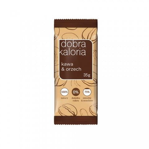 Barre café & noix 20 x 35g GOOD KALORIA