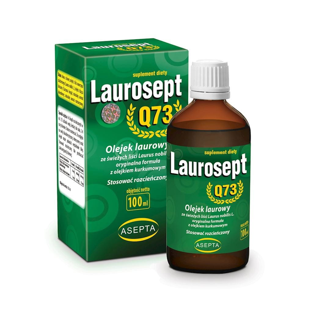 Laurosept q73 100ml - huile de laurier + huile de curcuma ASEPTA