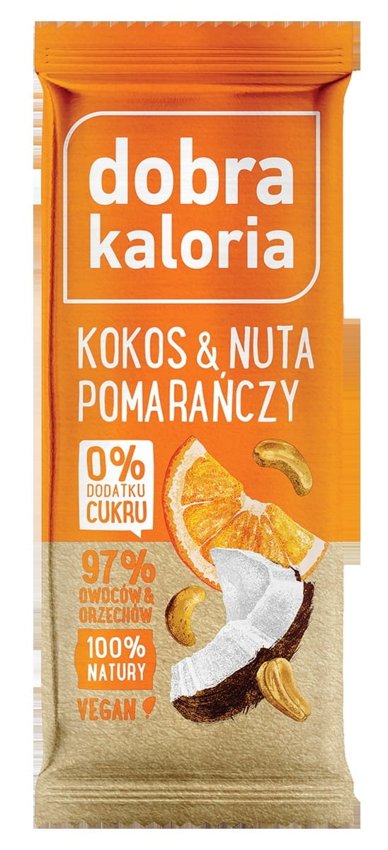Barre coco & pointe d'orange 20 x 35g (présentoir) GOOD KALORIA