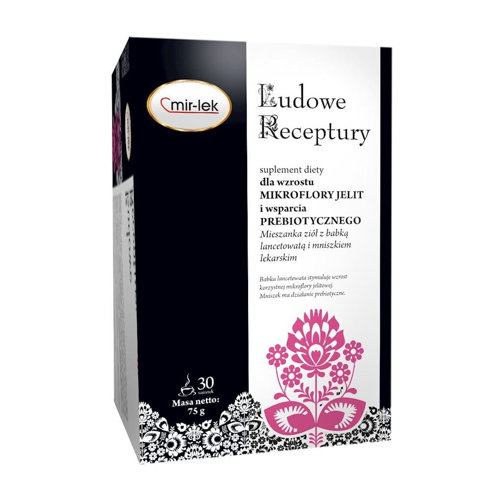 Recettes folkloriques de la microflore intestinale et du soutien prébiotique 30 sachets MIR - LEK