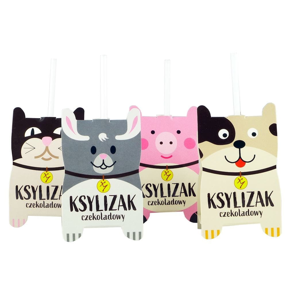 Sucettes au chocolat au xylitol sans sucre, présentoir 12g x 12 pcs AKA