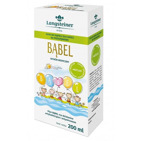 Bubble - lotion de bain pour enfants contre le rhume 200ml LANGSTEINER