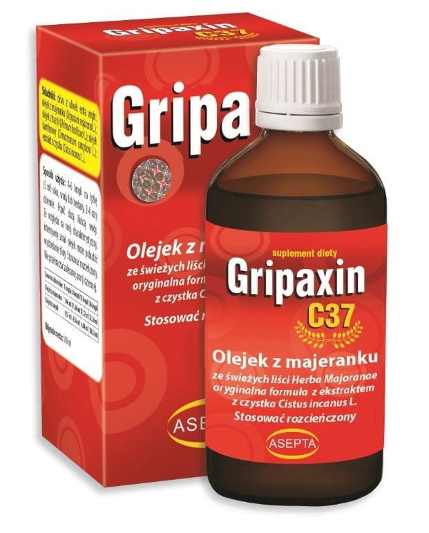 Gripaxin C37 30ml - huile de marjolaine et basilic + extrait de ciste ASEPTA