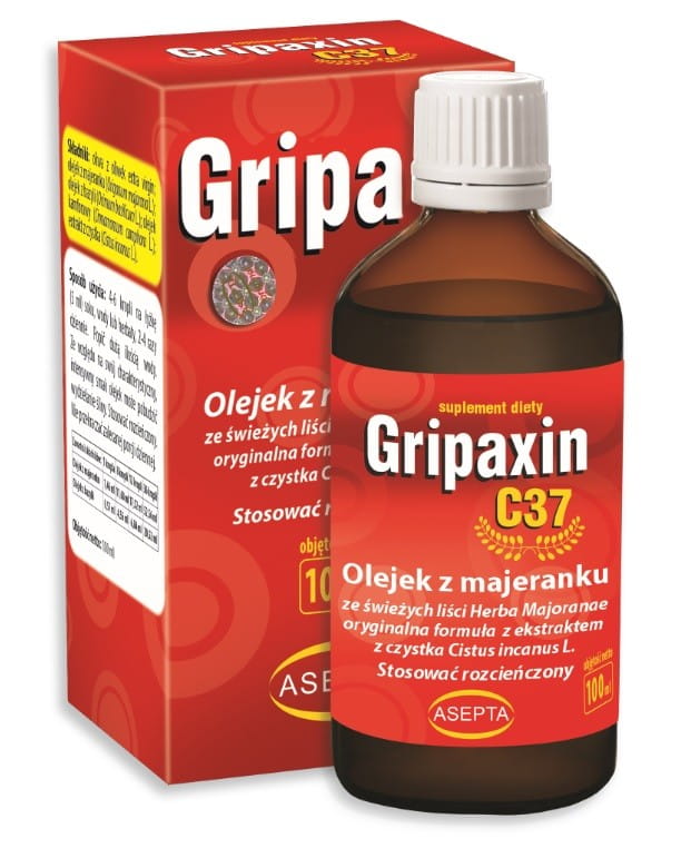 Gripaxin C37 100ml - huile de marjolaine et basilic + extrait de ciste ASEPTA
