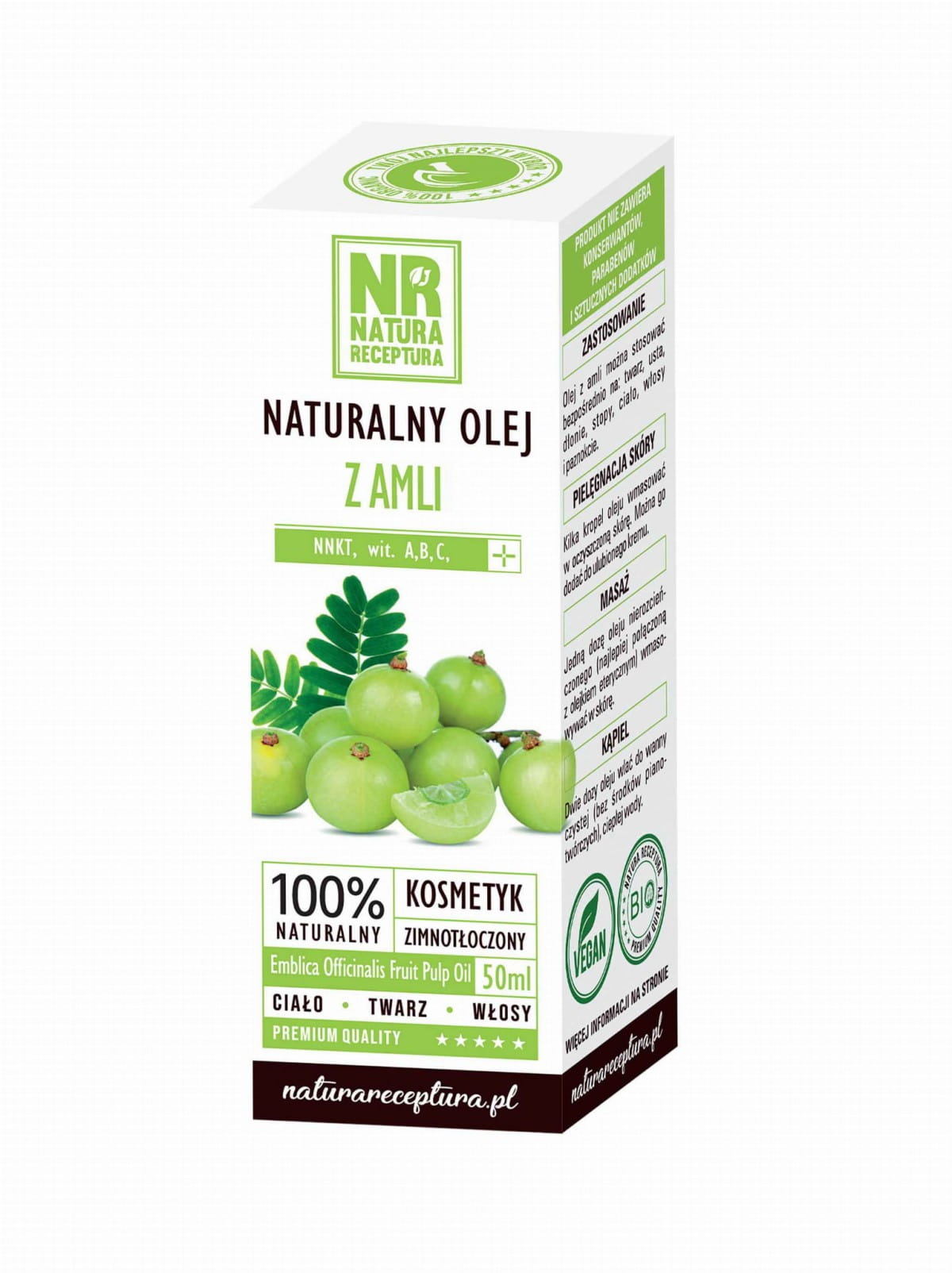 Huile d'amla 100% naturelle RECETTE NATURE 50ml