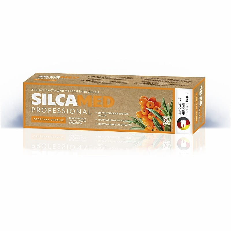 Dentifrice à l'argousier - renforce les gencives sans fluor 100g SILCAMED