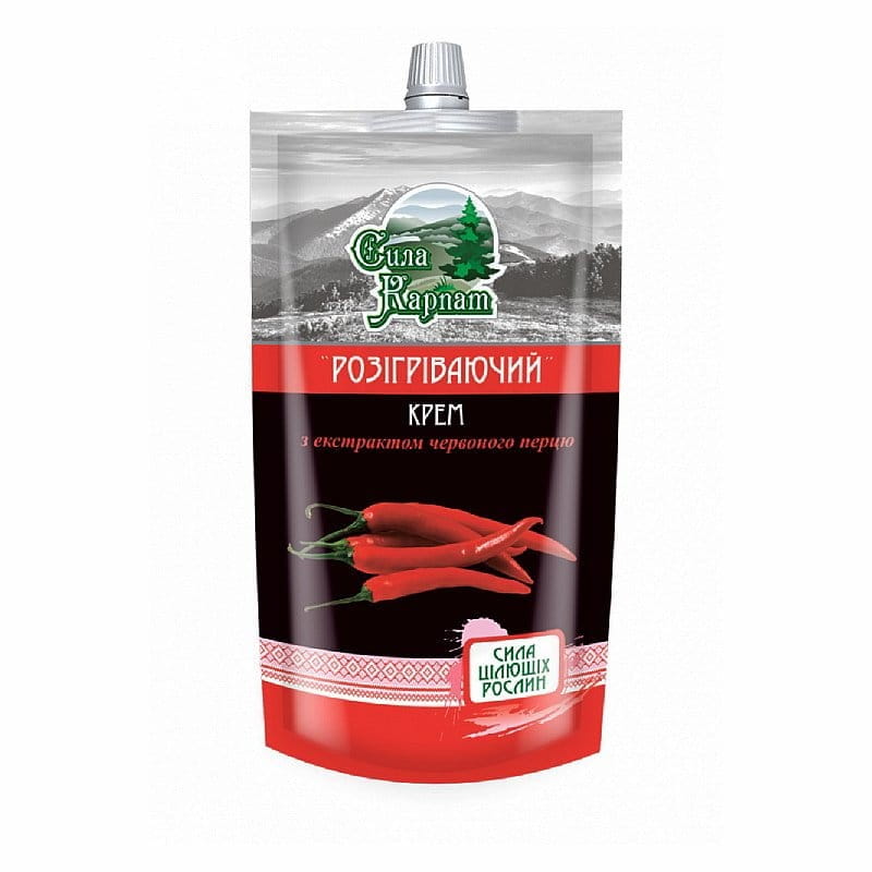Force des Carpates crème corps chauffante aux piments 100ml FORCE DES CARPATES