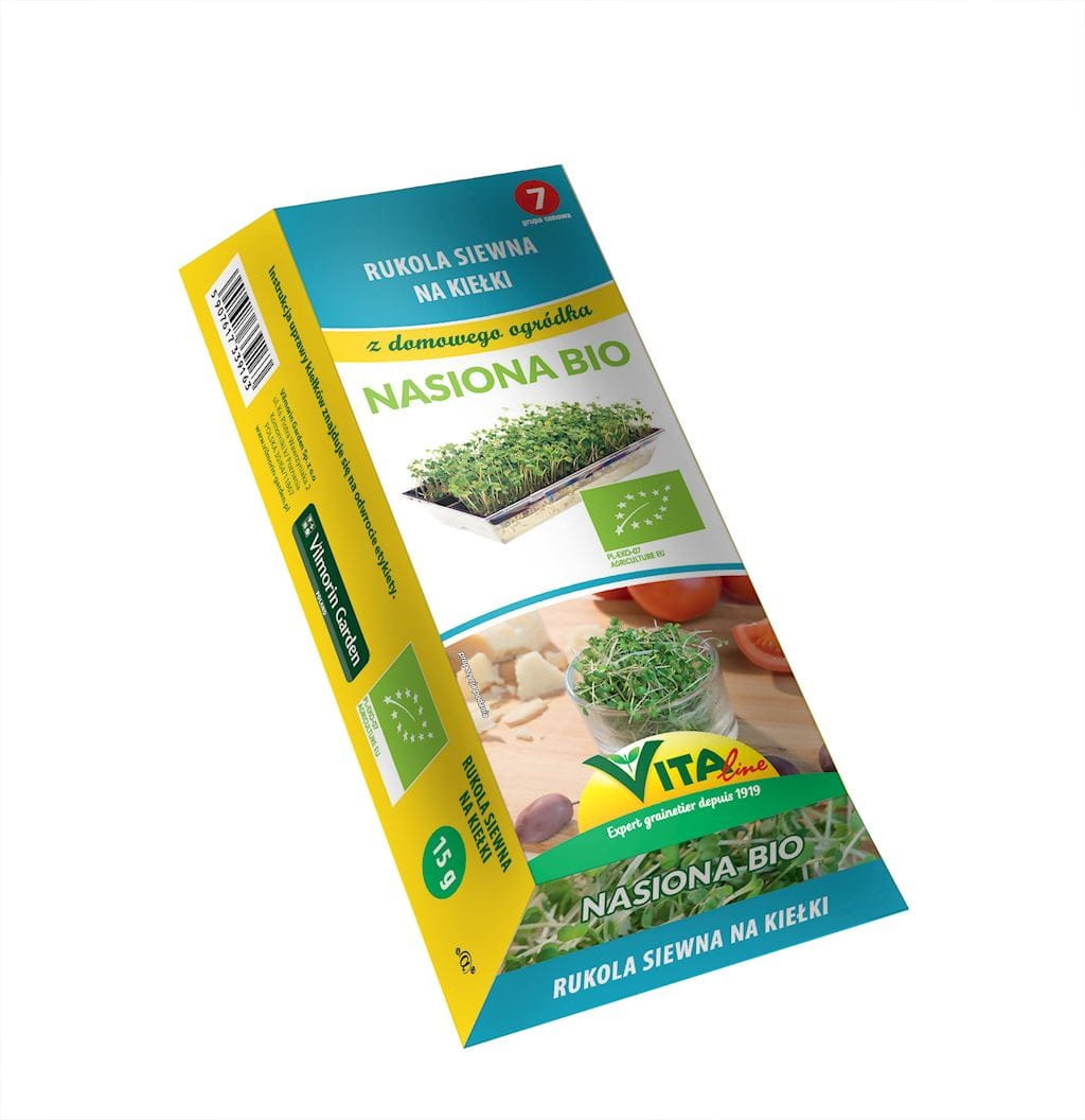 Graines de roquette BIO pour germes 15 g avec dispositif de germination - VITA LINE