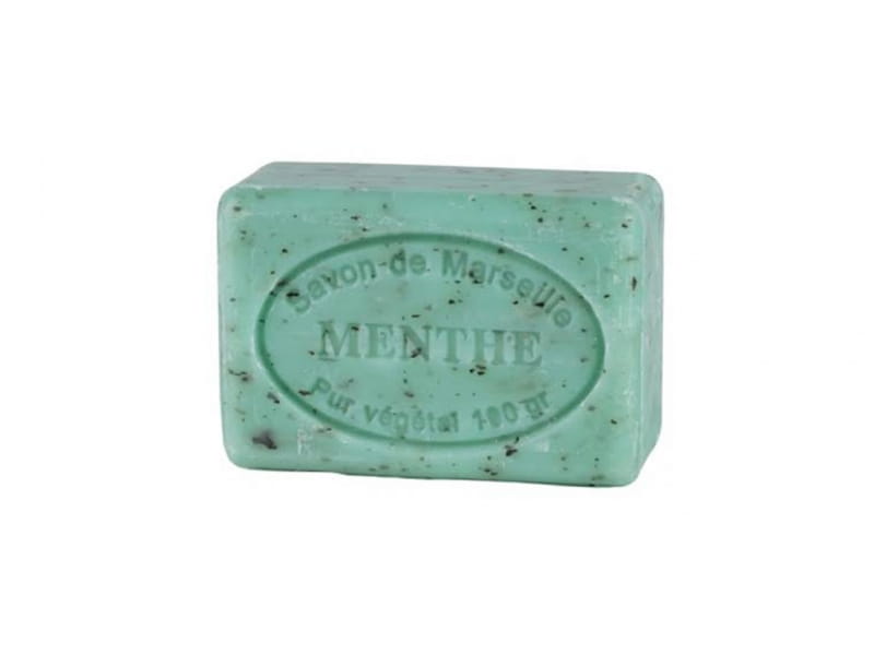 Savon de Marseille feuilles de menthe 100g