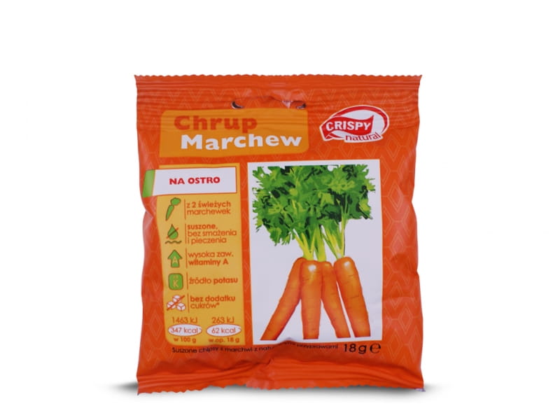 Carottes aux épices, tranches 18g CRISPY