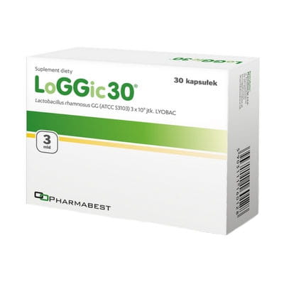 LoggiC30 lactobacillus rhamnosus gg 3bn 30 gélules PHARMABEST
