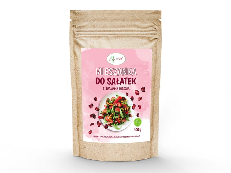 Mélange de salade aux canneberges 100g - VIVIO