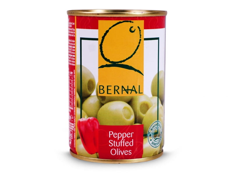 Olives farcies au paprika 120g - BERNAL