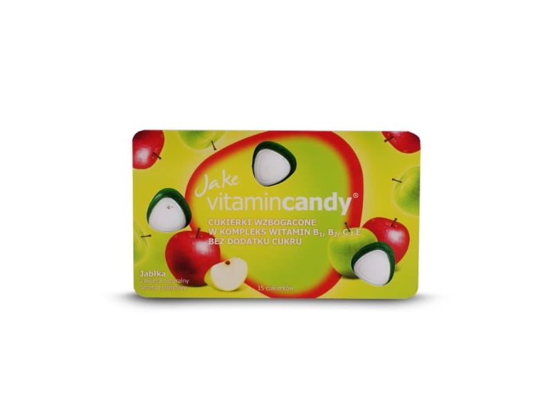 Bonbons aux pommes sans sucre 18g JAKE VITAMINCANDY