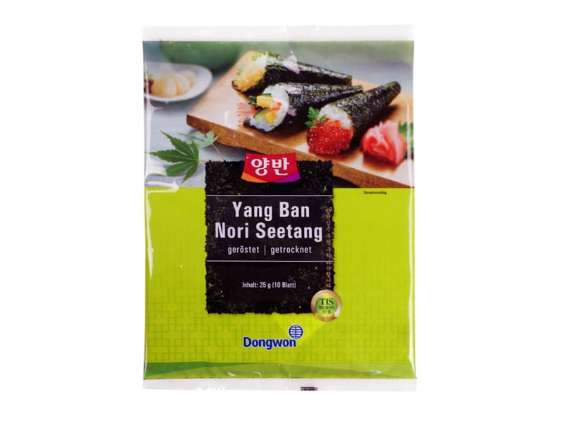 Algues marines grillées pour sushi 25g