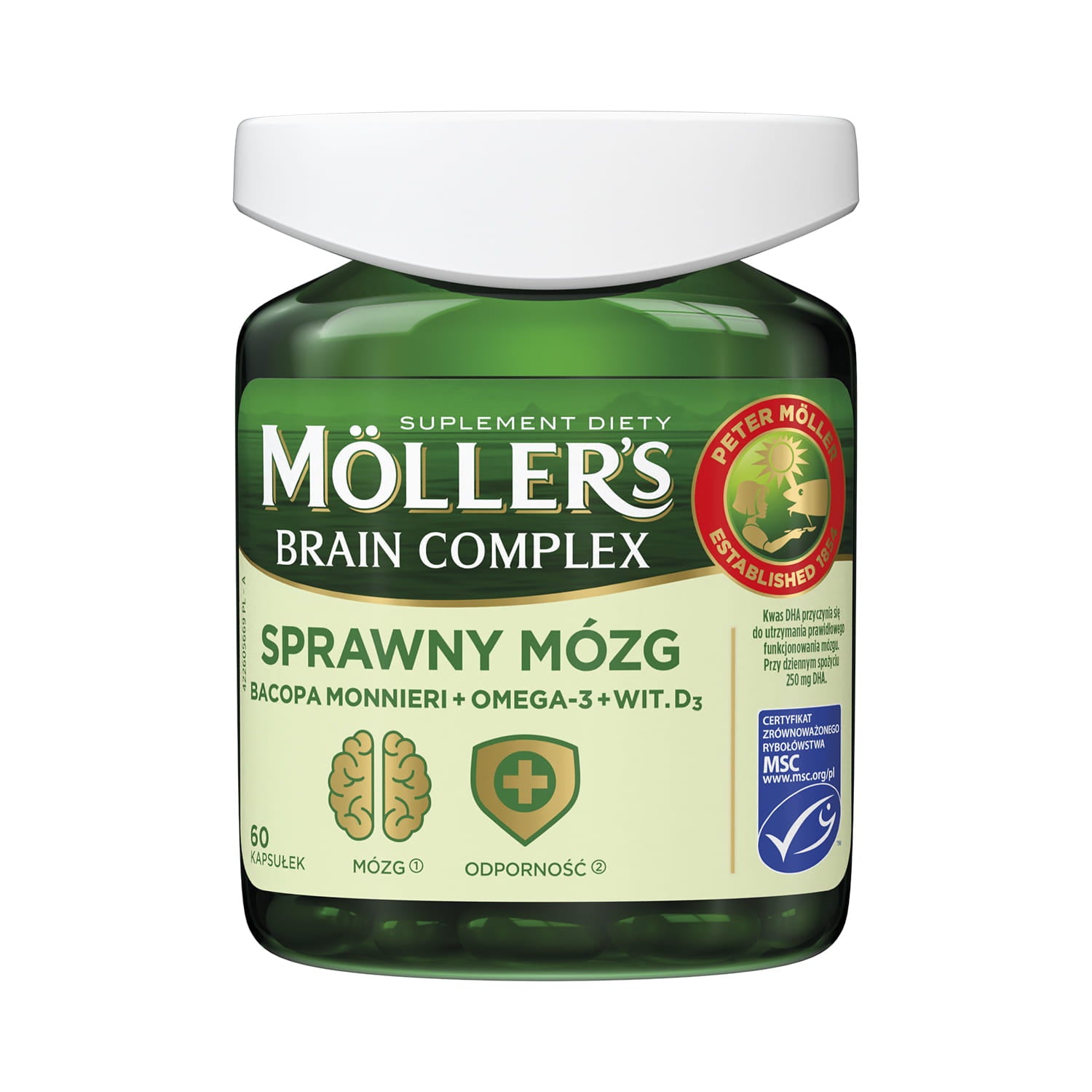 Cerveau complexe cerveau efficace 60 gélules MOLLER'S MOLLERS