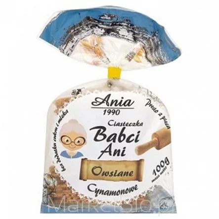 Biscuits avoine grand-mère ou cannelle 100g BIO ANIA