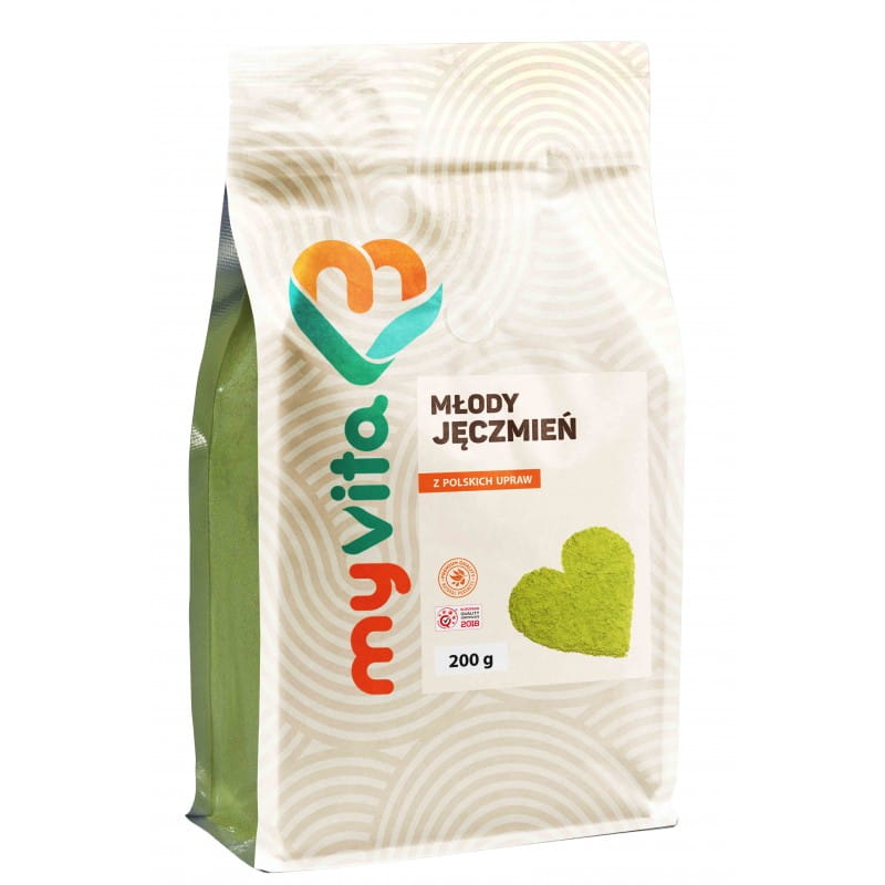 Jeune Orge Vert Poudre Herbe 200g - MYVITA