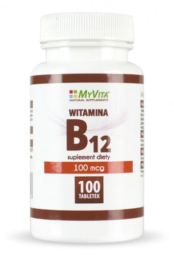Vitamine B12 100mcg 100 comprimés - MYVITA