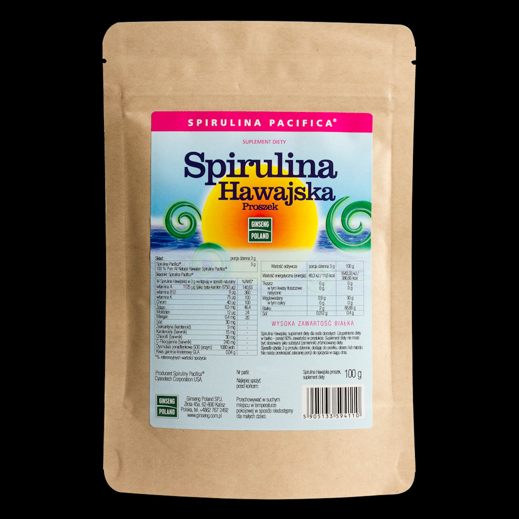 Poudre de spiruline hawaïenne 100g GINSENG