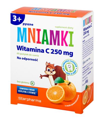 Mniamki Vitamine C 250mg 60 pastilles STARPHARMA orange
