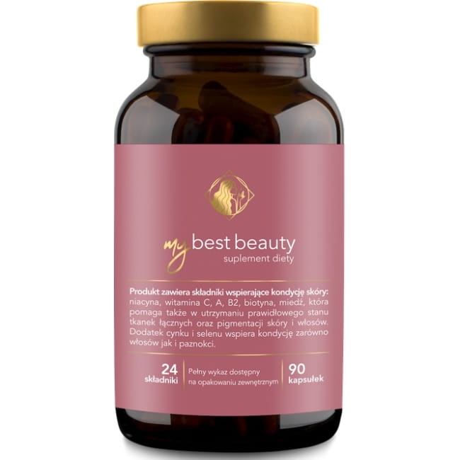 Mes meilleures capsules de beauté pour améliorer l'état de la peau des cheveux et des ongles 90 pièces MYBESTPHARM