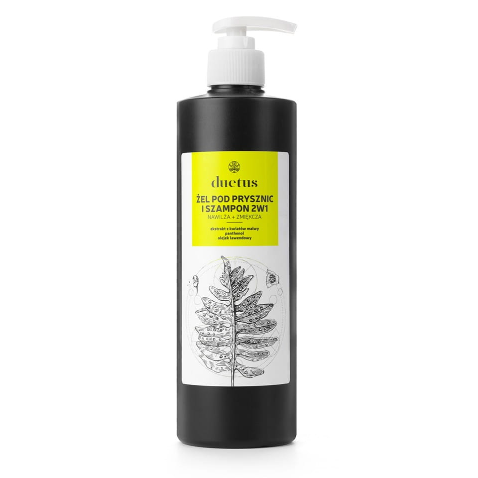 Gel douche et shampoing 2en1 500ml DUETUS