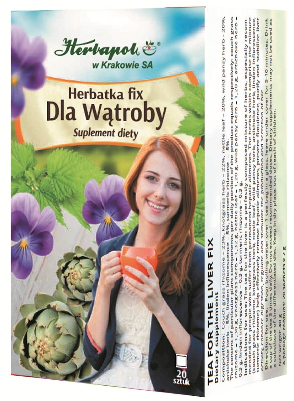 Thé pour le foie fix 20 x 2g HERBAPOL