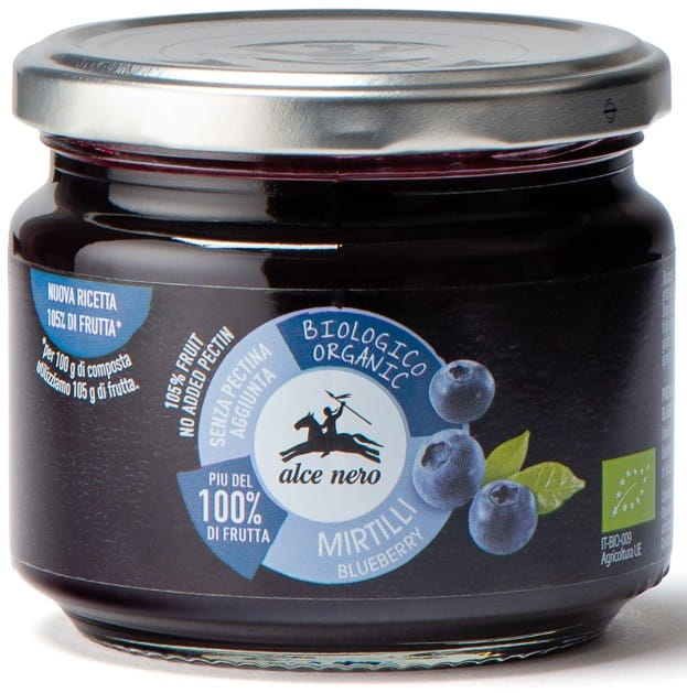 Mousse aux myrtilles BIO 270 g - ALCE NERO