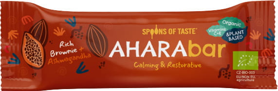 Barre brownie chocolat BIO Ashwagandha 30g AHARABAR