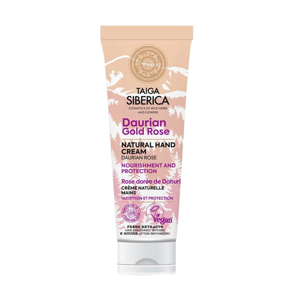 Crème mains et ongles à la rose de Dahurian nutrition 75 ml