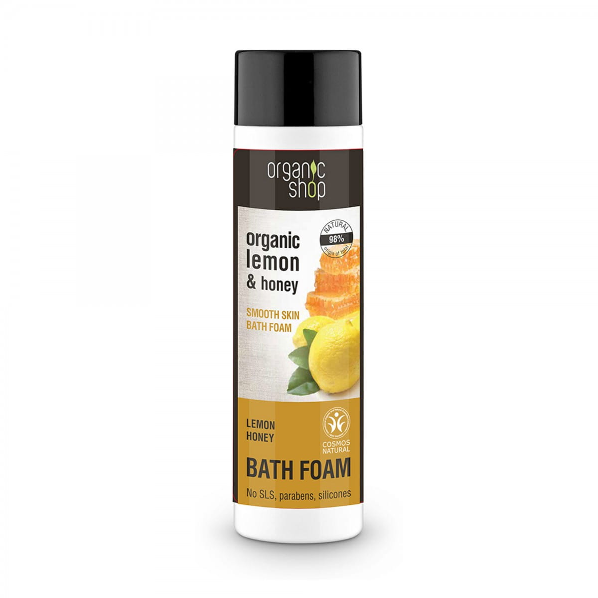 Bain moussant lissant la peau citron et miel 500 ml