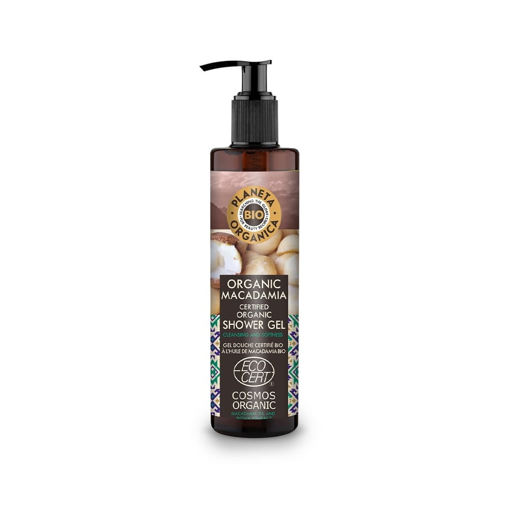 Gel douche nettoyant macadamia bio 280 ml