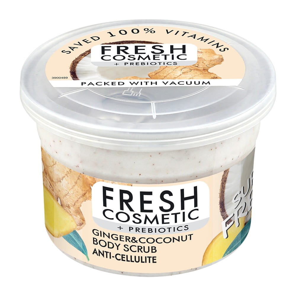 Gommage corporel au gingembre et à la noix de coco 180 ml