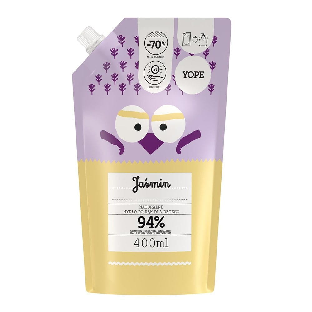 Savon pour les mains au jasmin pour les enfants Fourniture de 400 ml - YOPE