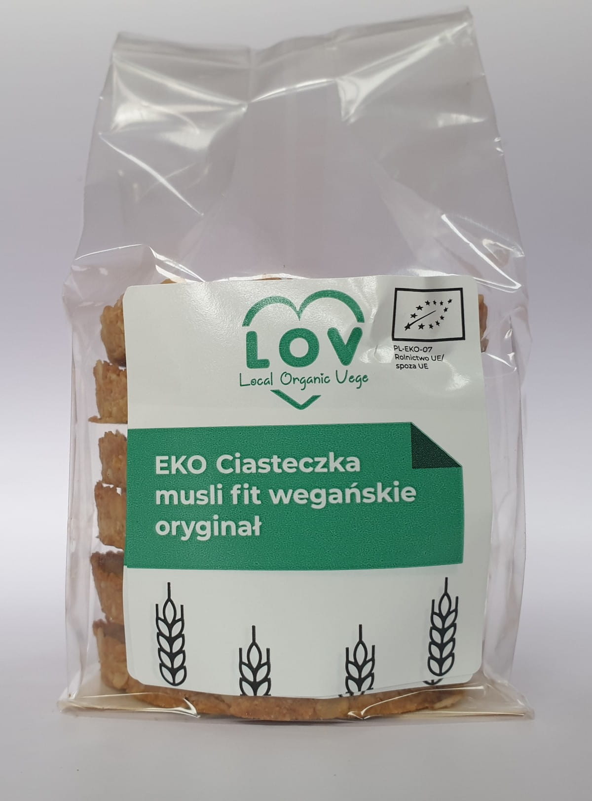 Muesli fit cookies vegan original 240g EKO LOCAL ORGANIC VEGE