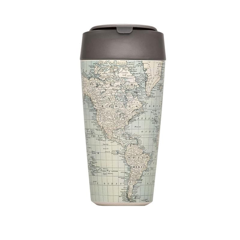 Gobelet de voyage en pla carte antique 420 ml - CHIC - MIC