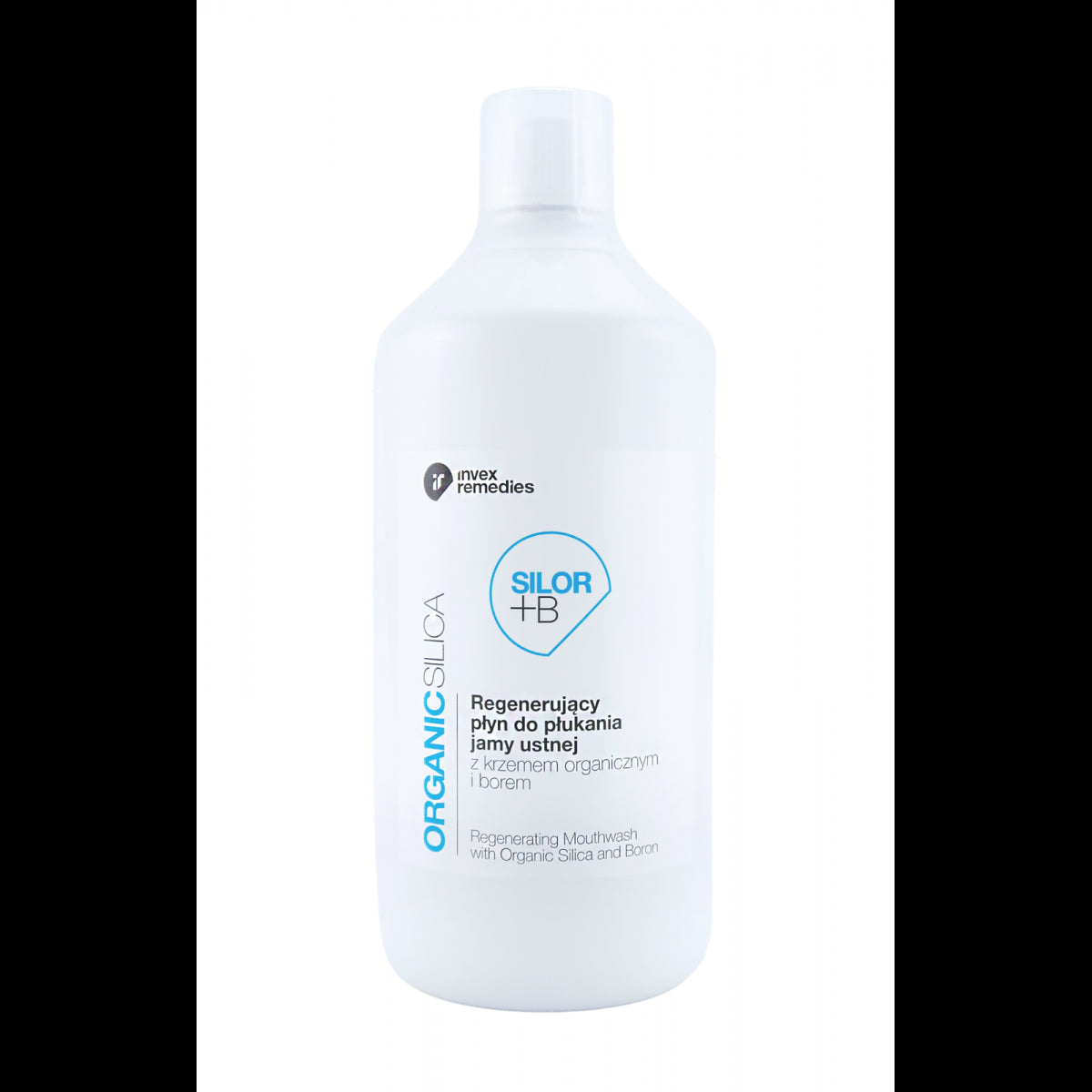 Silor + B bain de bouche régénérant au silicium organique et au bore 1000ml INVEX RECEDIES